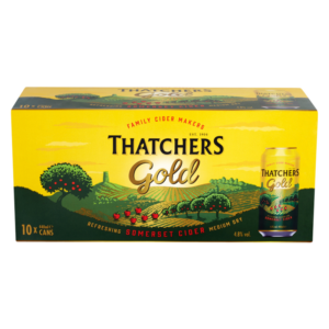 Cider - Thatchers Gold (x10 - 440ml Cans)