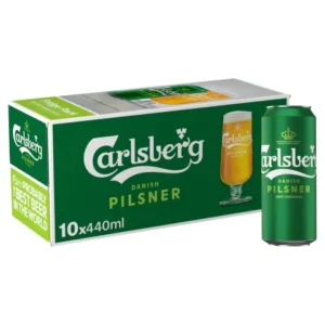 Beer - 10x Carlsberg (Cans- 440ml)