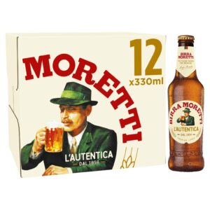 Beer - ‘Moretti’ (x12 Bottles - 330ml)