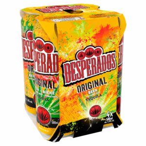 Beer / Tequila - ‘Desperados’ (x4 cans - 440ml)