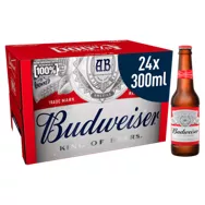 Beer - ‘Budweiser’ (x24 Bottles - 300ml)