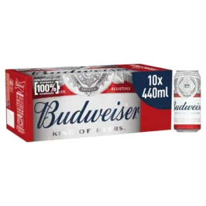 Beer - ‘Budweiser’ (x10 cans 440ml)