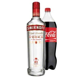 Smirnoff Vodka (70cl) + Coca Cola (1.75L) - Mixer *DEAL*